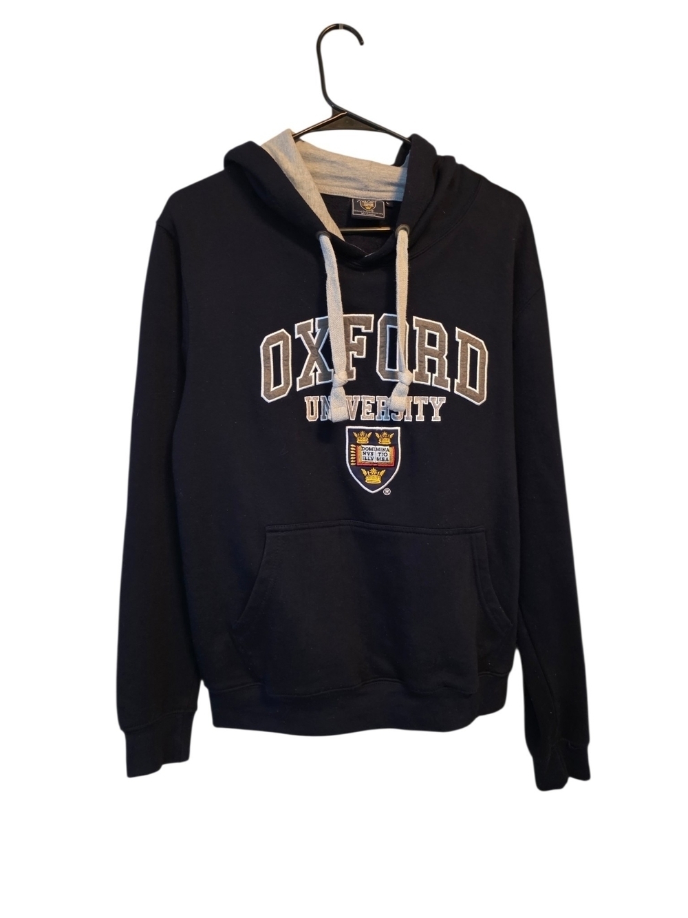 Official Oxford University Merchandise Hoodie Dark Navy Blue Size L
